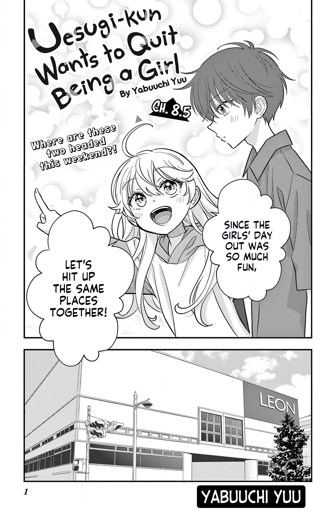 Uesugi-kun Wa Onnanoko Wo Yametai Chapter 8.5 - Page 1