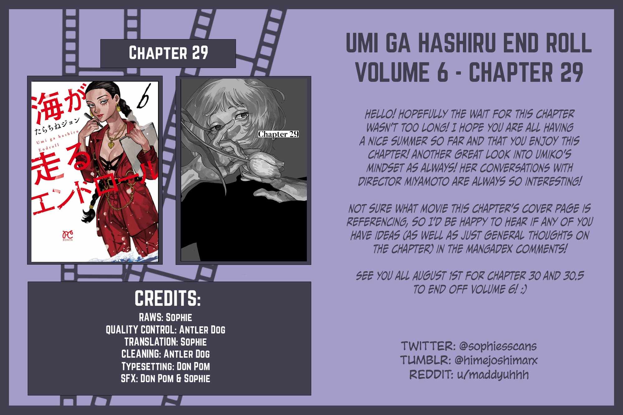 Umi ga Hashiru End Roll Chapter 29 - Page 30