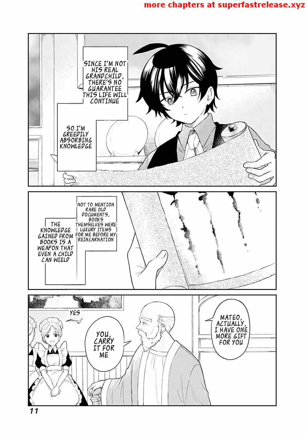 Unrequited Villager A is Picked Up by a Nobleman Who Dotes on Him, and in Addition, He Also Awakens the Legendary God Skill He Possessed Chapter 1.1 - Page 10