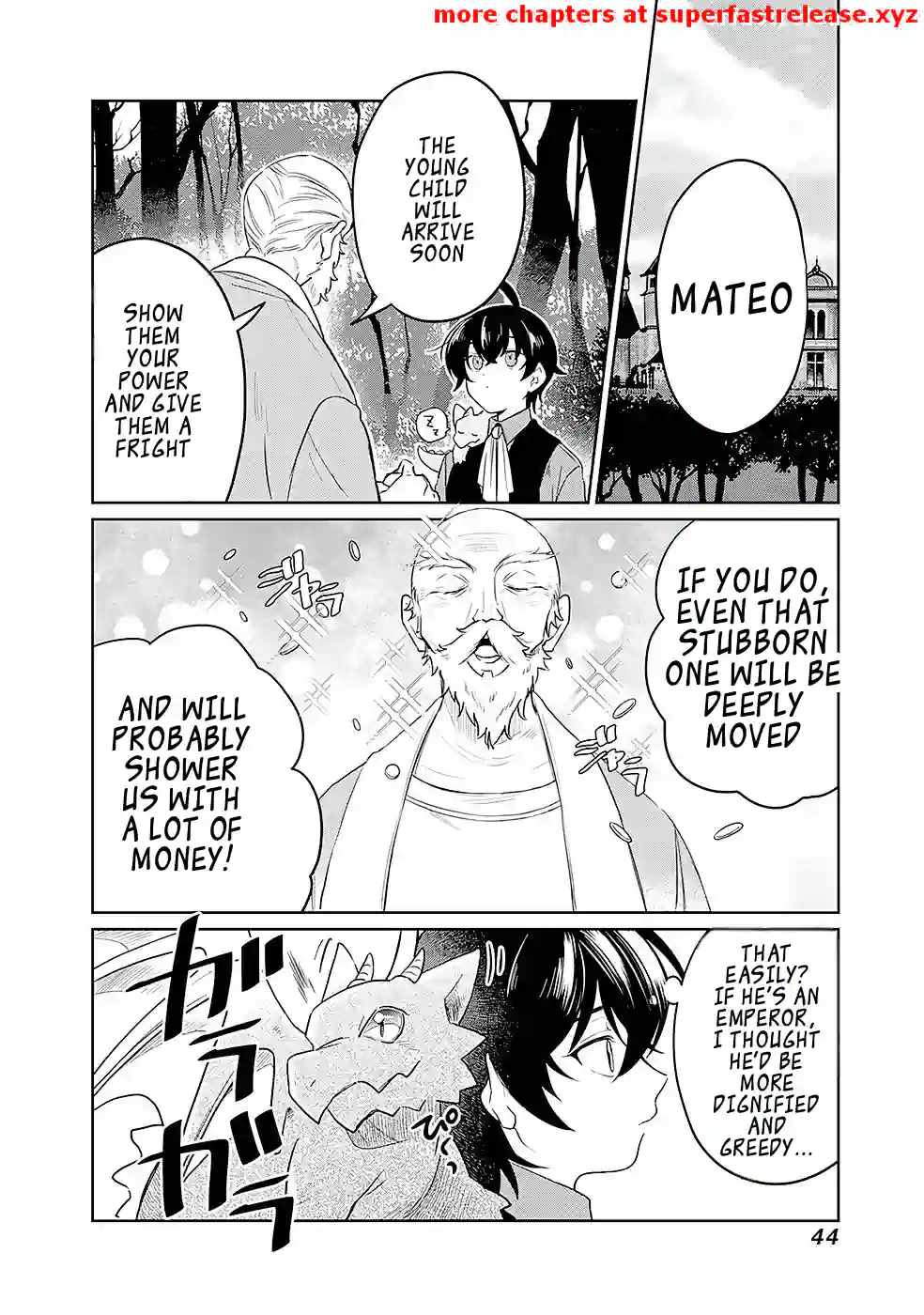 Unrequited Villager A is Picked Up by a Nobleman Who Dotes on Him, and in Addition, He Also Awakens the Legendary God Skill He Possessed Chapter 2.1 - Page 1