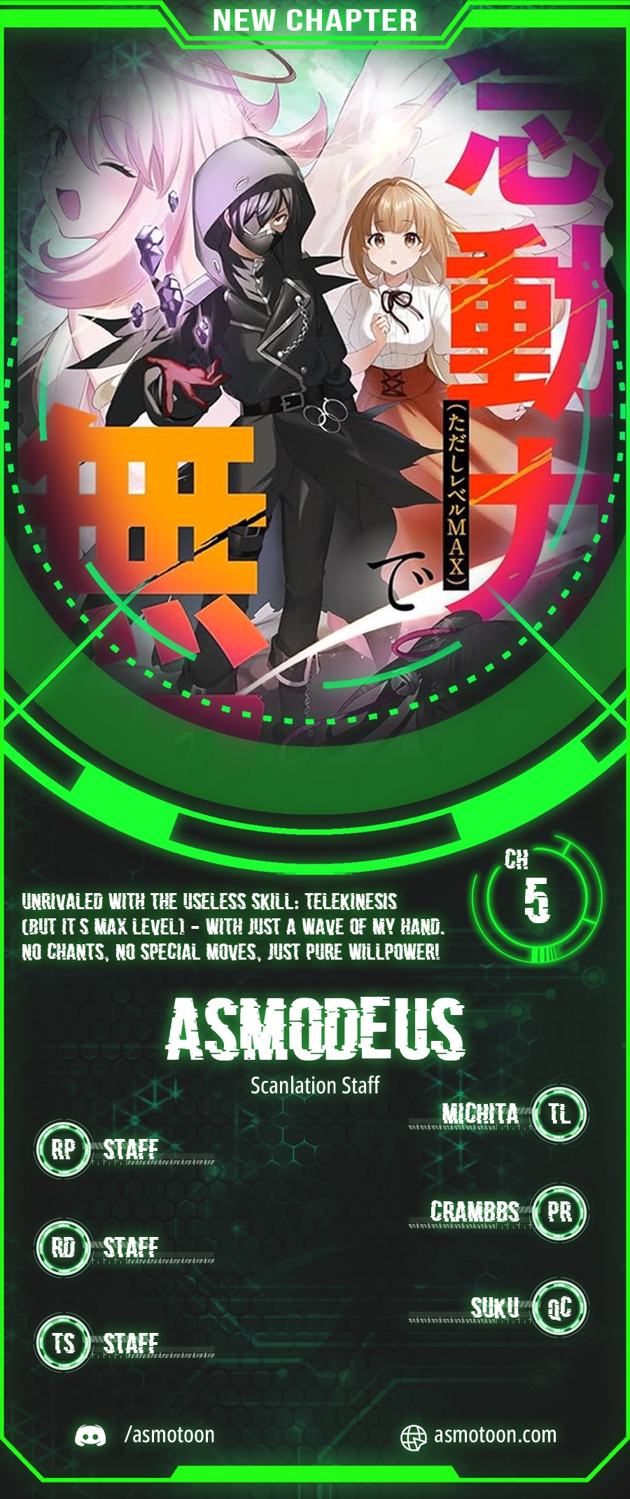 Unrivaled with the Useless Skill: Telekinesis (but It’s Max Level) – With Just a Wave of My Hand. No Chants, No Special Moves, Just Pure Willpower! Chapter 5 - Page 1