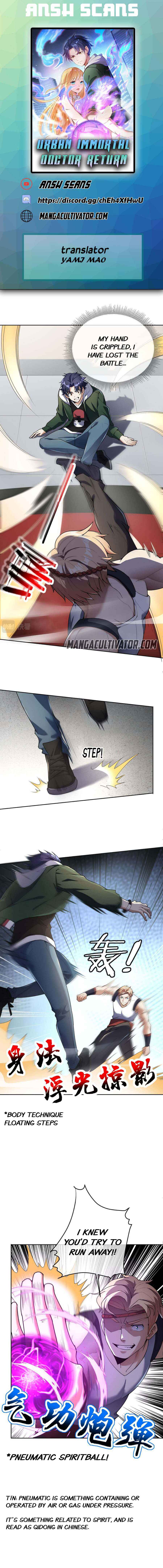 Urban Immortal Doctor Return Chapter 19 - Page 1