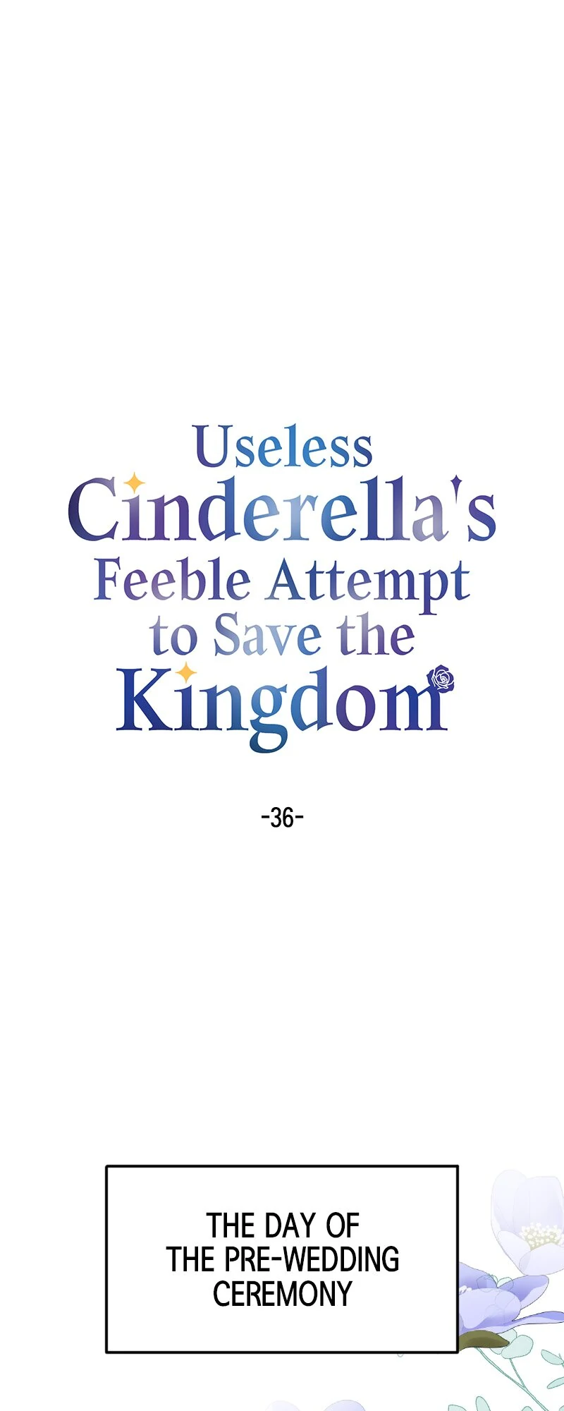Useless Cinderella’s Feeble Attempt to Save the Kingdom Chapter 36 - Page 0