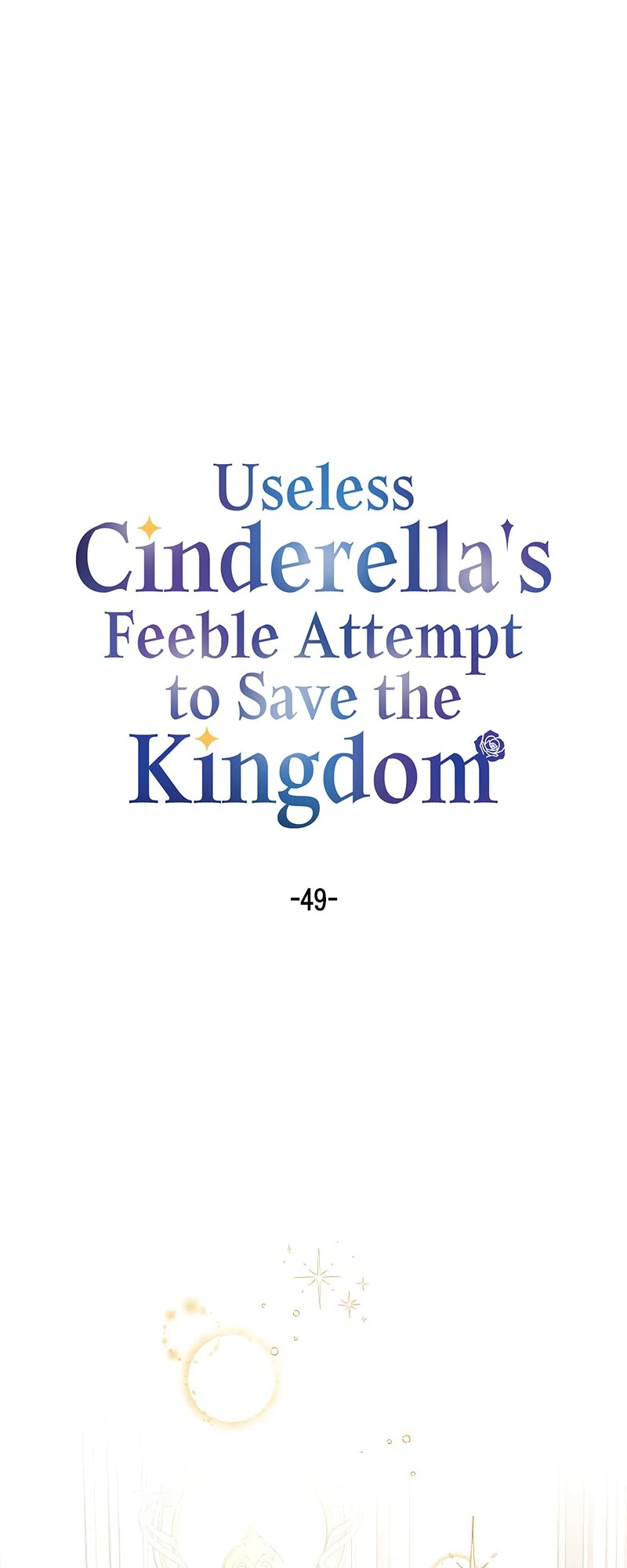 Useless Cinderella’s Feeble Attempt to Save the Kingdom Chapter 49 - Page 0