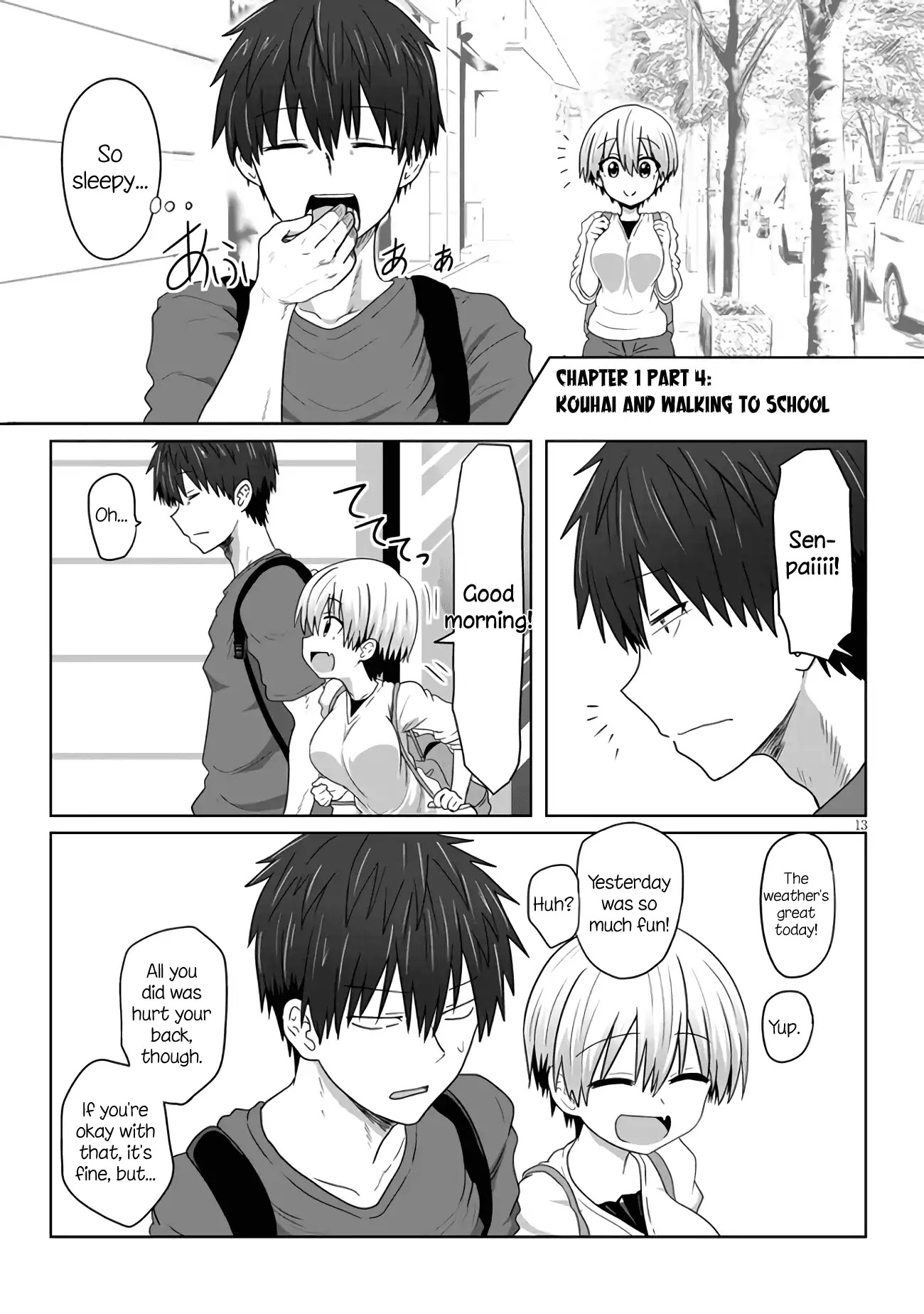 Uzaki-chan wa Asobitai! Chapter 1.4 - Page 1