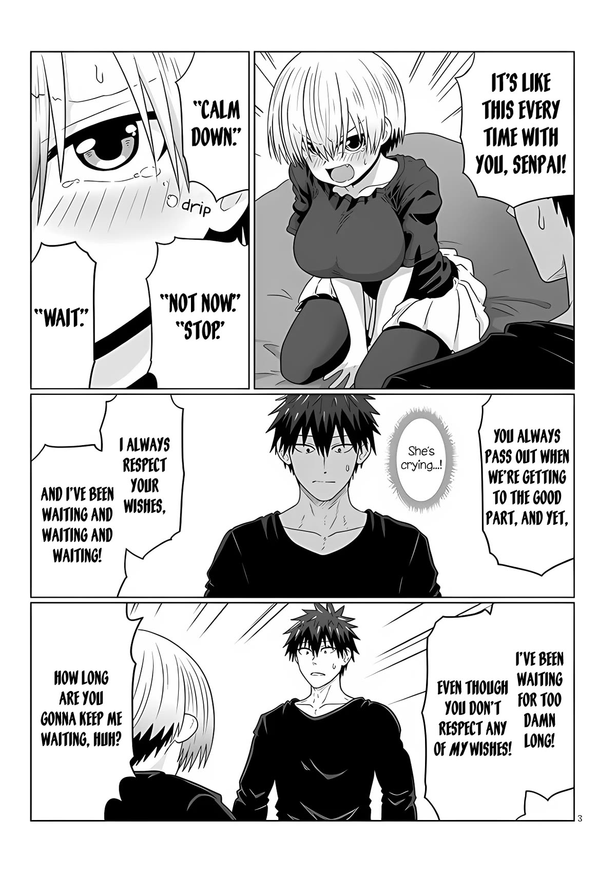 Uzaki-chan wa Asobitai! Chapter 106.1 - Page 3