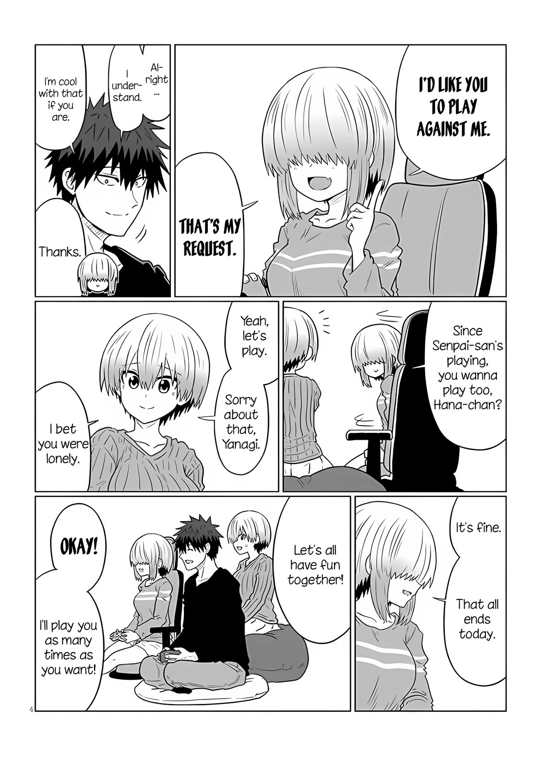 Uzaki-chan wa Asobitai! Chapter 110 - Page 4