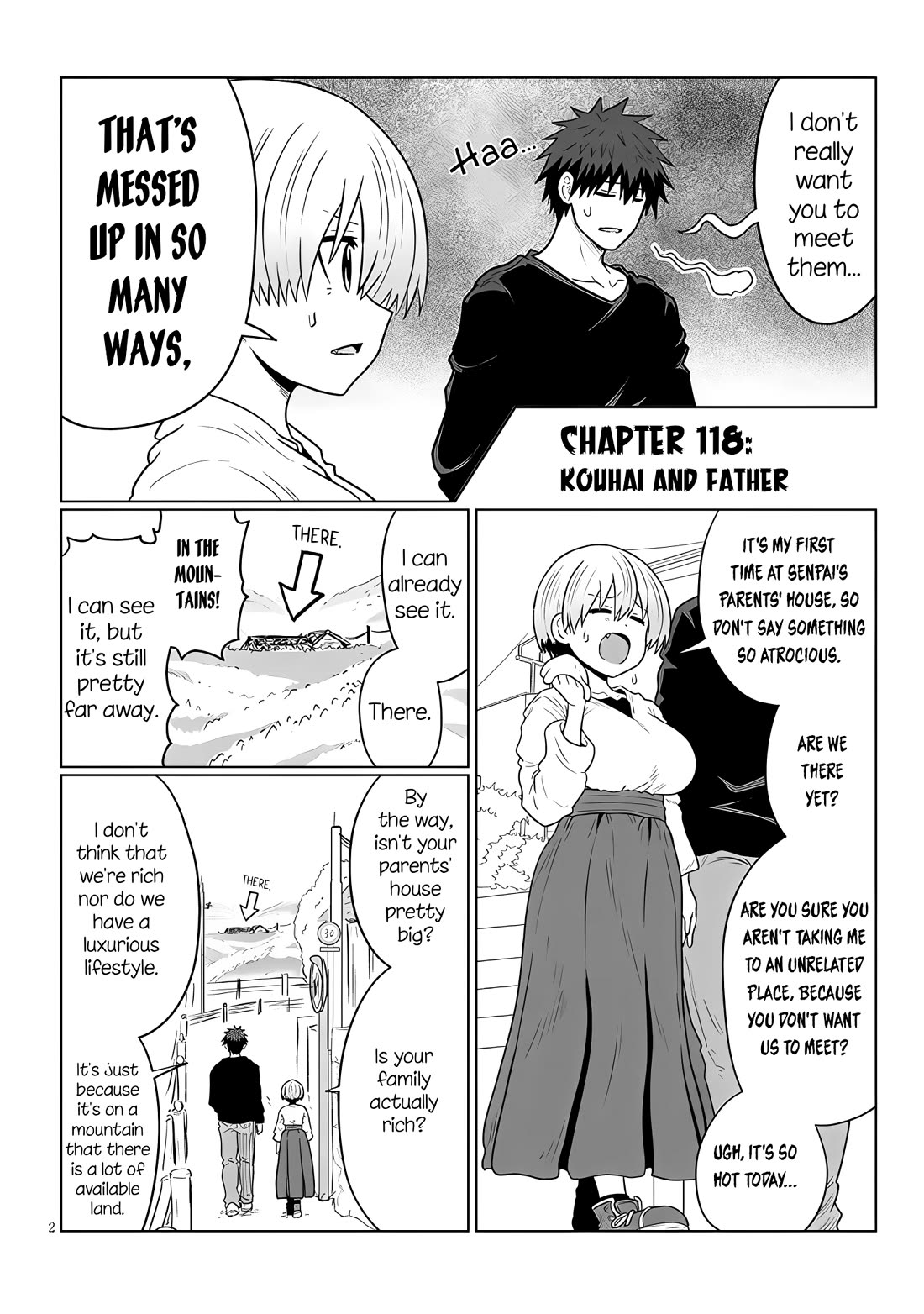 Uzaki-chan wa Asobitai! Chapter 118 - Page 2