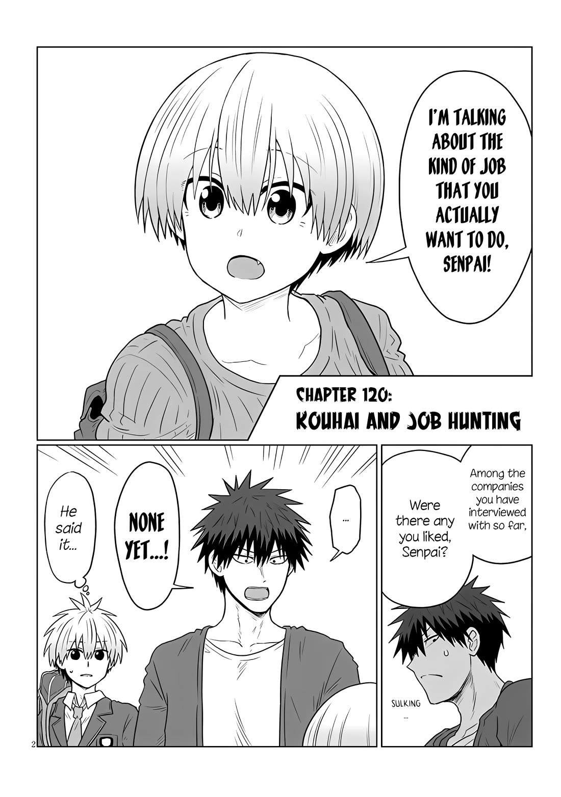 Uzaki-chan wa Asobitai! Chapter 120 - Page 2