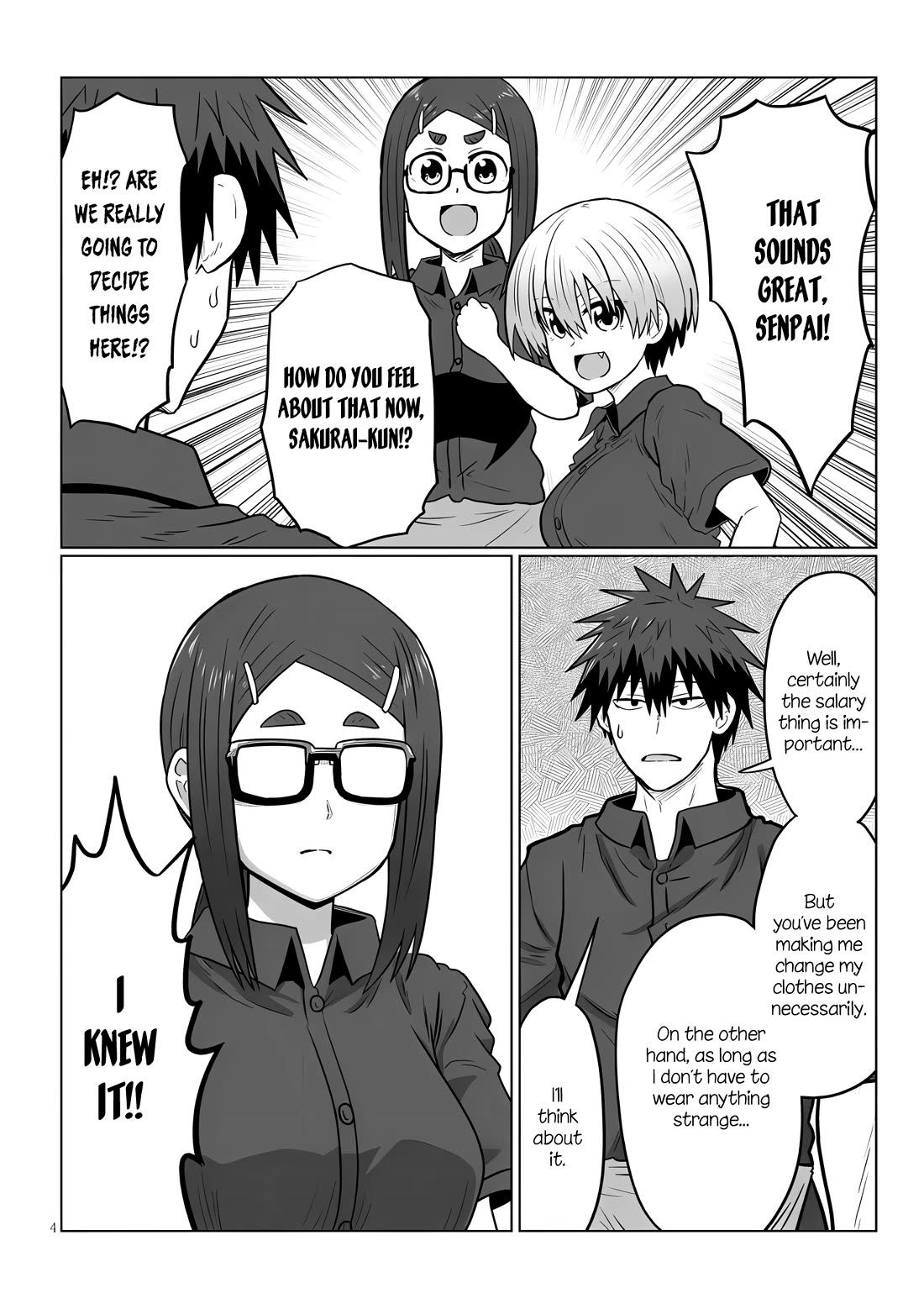 Uzaki-chan wa Asobitai! Chapter 121 - Page 4