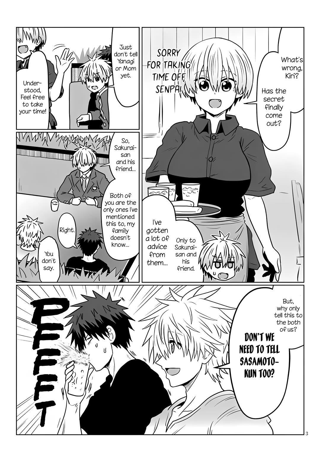 Uzaki-chan wa Asobitai! Chapter 124 - Page 3