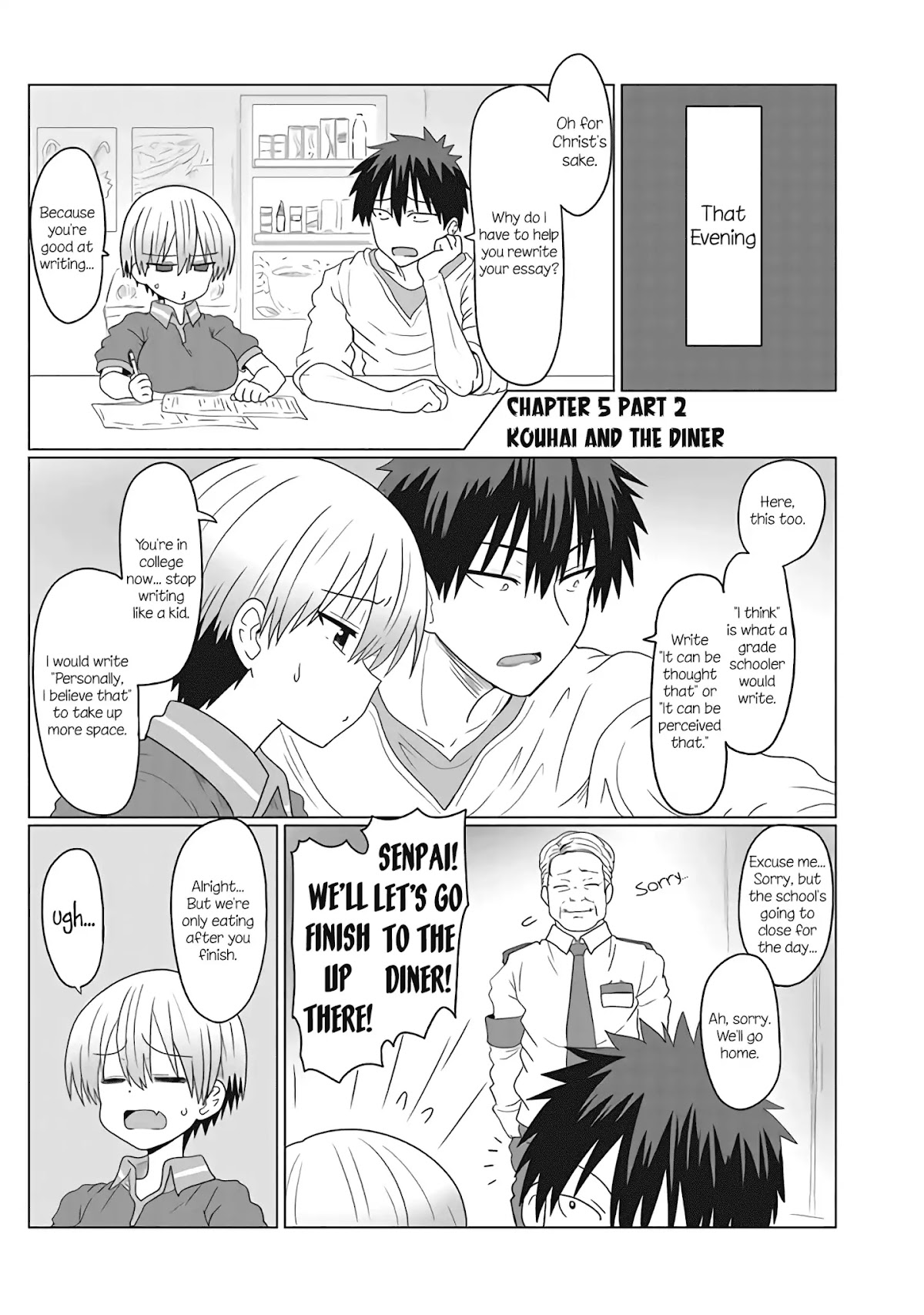 Uzaki-chan wa Asobitai! Chapter 5.2 - Page 1
