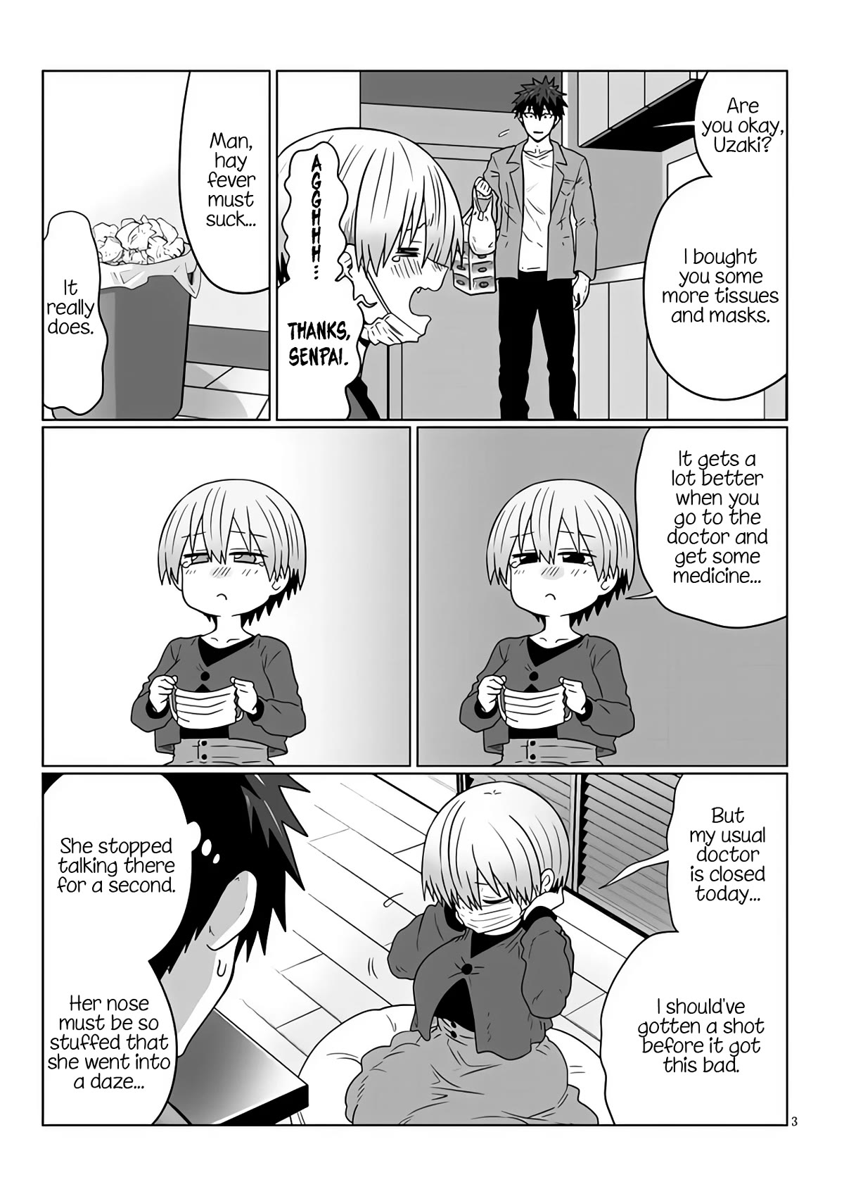 Uzaki-chan wa Asobitai! Chapter 96 - Page 3