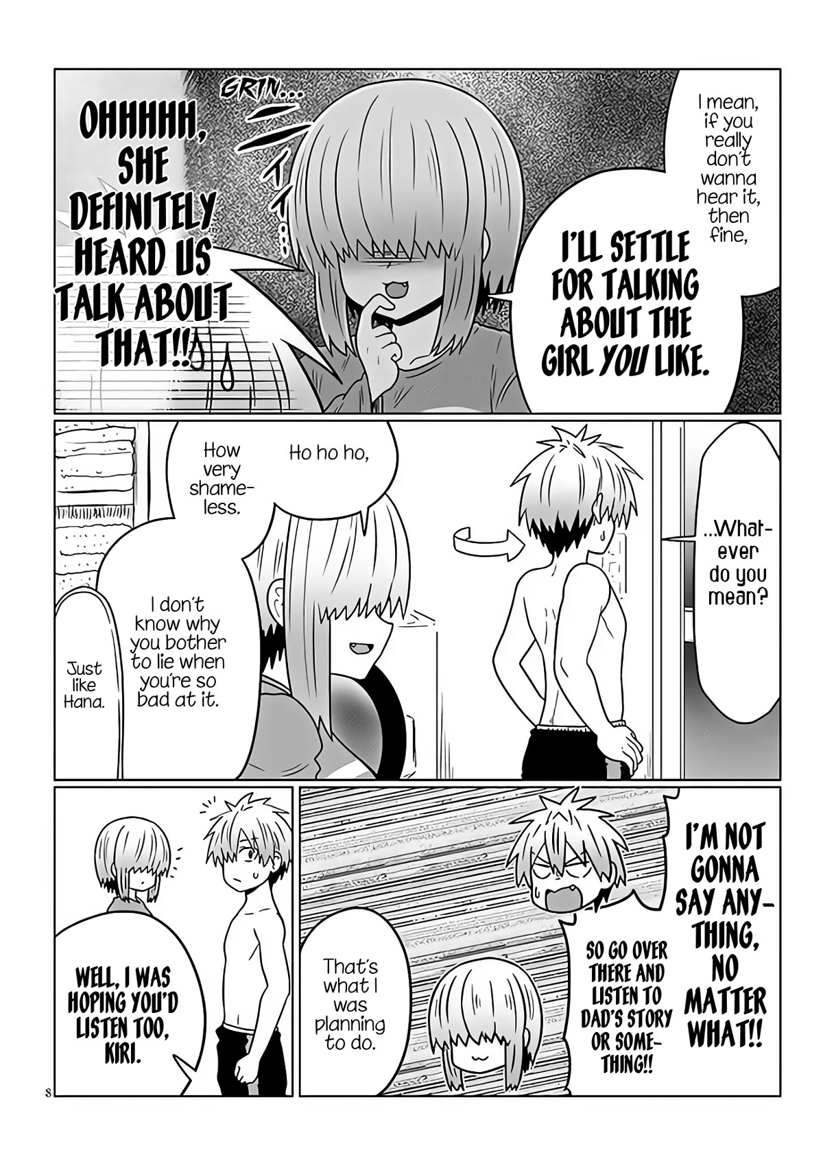 Uzaki-chan wa Asobitai! Chapter 97 - Page 8