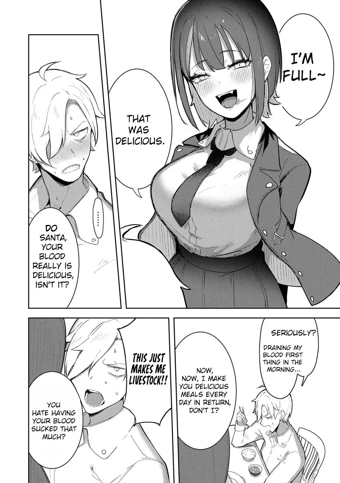 Vampire-san Wants Her (Man’s) Blood Taken Chapter 1 - Page 7