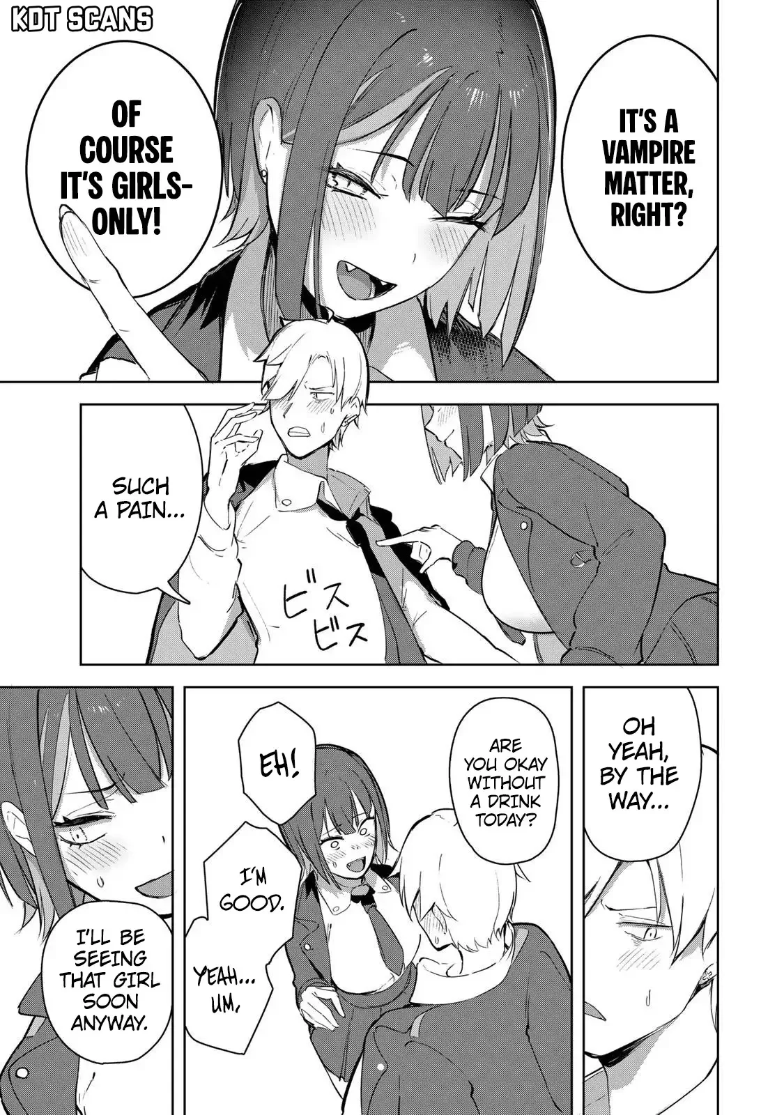 Vampire-san Wants Her (Man’s) Blood Taken Chapter 4 - Page 6