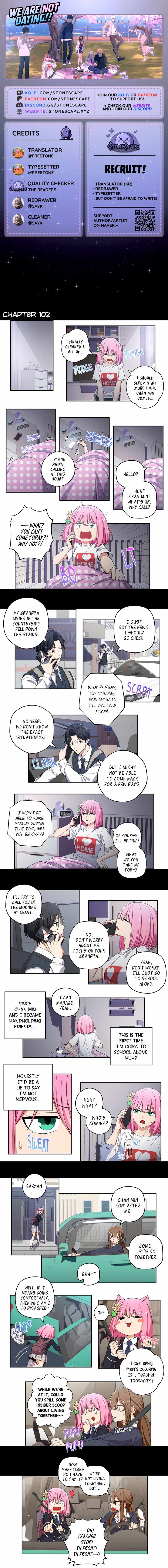 We Are Not Dating!! Chapter 102 - Page 0