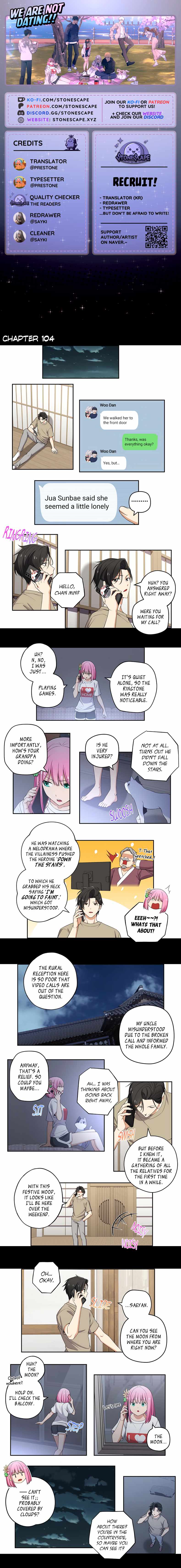We Are Not Dating!! Chapter 104 - Page 0
