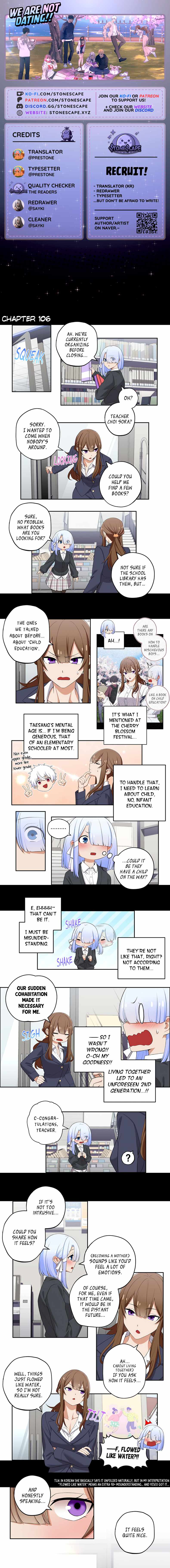 We Are Not Dating!! Chapter 106 - Page 0
