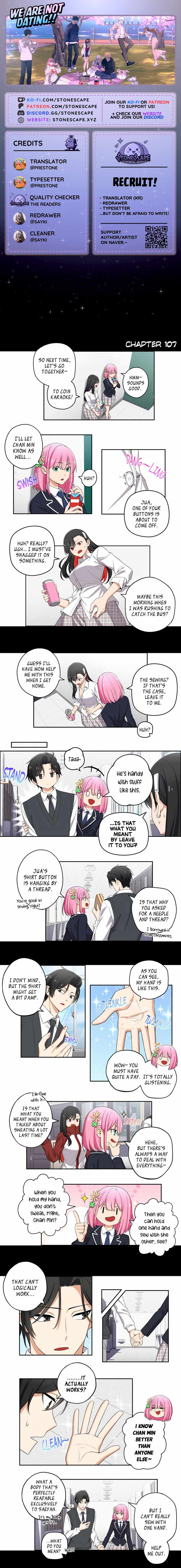 We Are Not Dating!! Chapter 107 - Page 0
