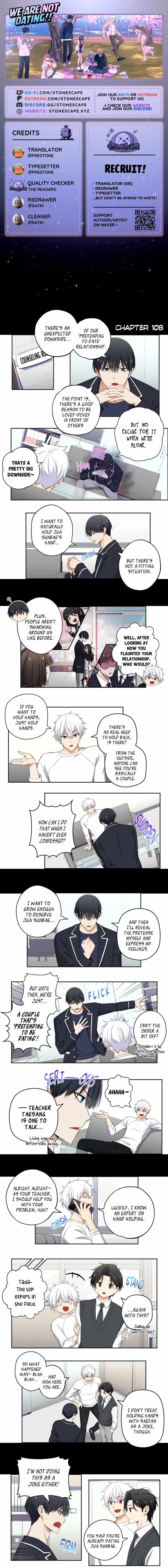 We Are Not Dating!! Chapter 108 - Page 0