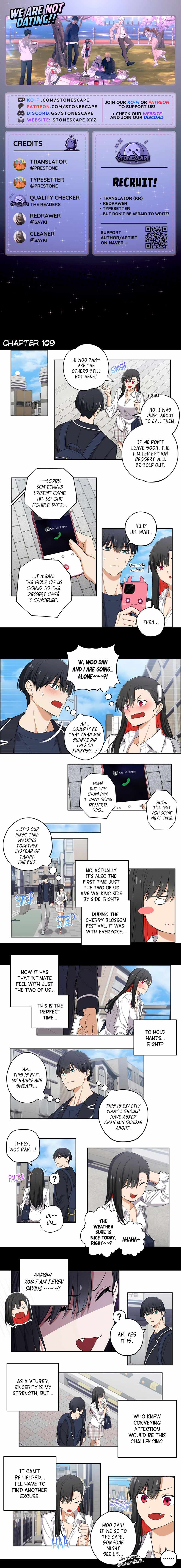 We Are Not Dating!! Chapter 109 - Page 0