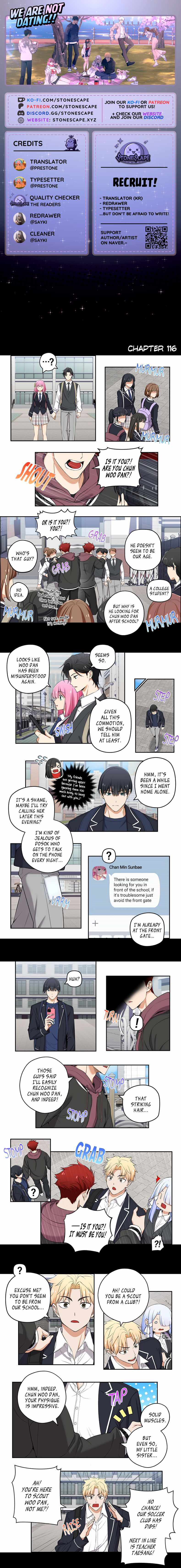 We Are Not Dating!! Chapter 116 - Page 0