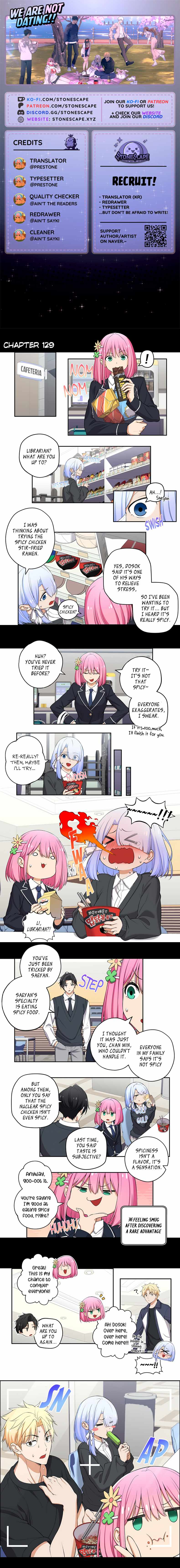 We Are Not Dating!! Chapter 129 - Page 0