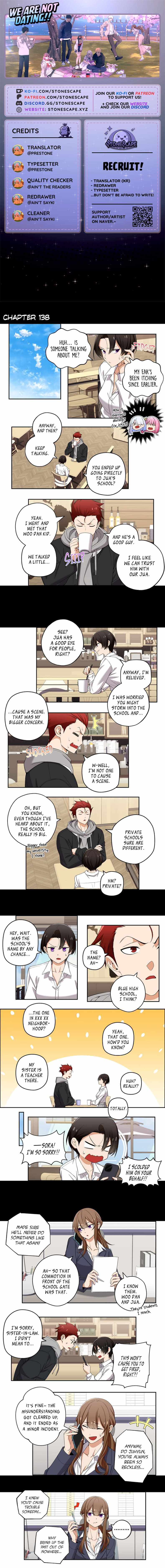 We Are Not Dating!! Chapter 138 - Page 0