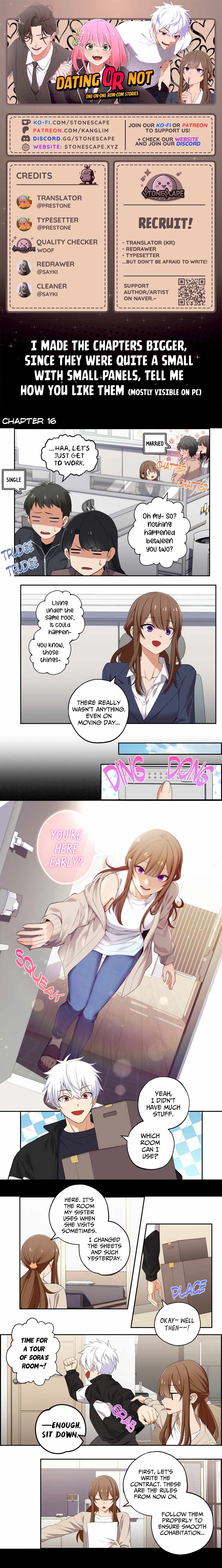 We Are Not Dating!! Chapter 16 - Page 0