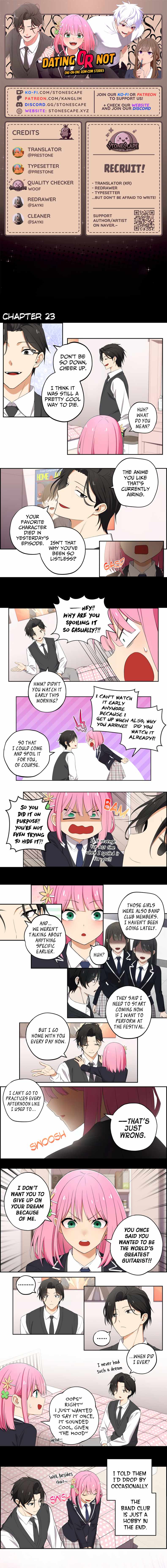 We Are Not Dating!! Chapter 23 - Page 0