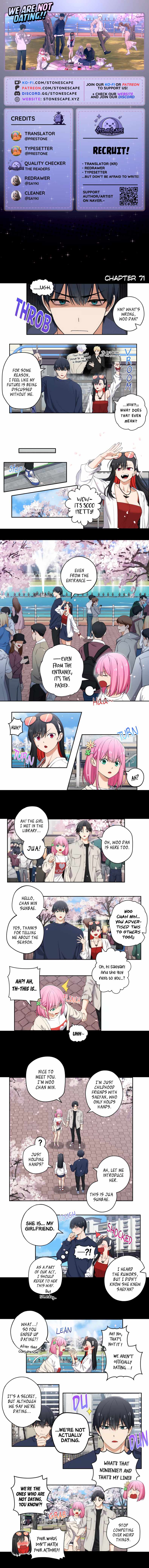 We Are Not Dating!! Chapter 71 - Page 0