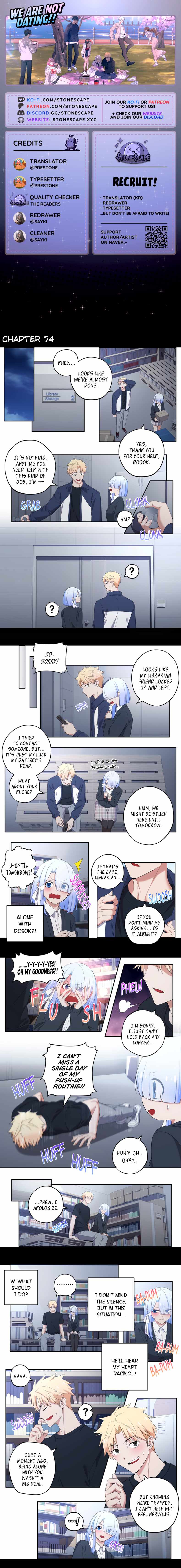 We Are Not Dating!! Chapter 74 - Page 0