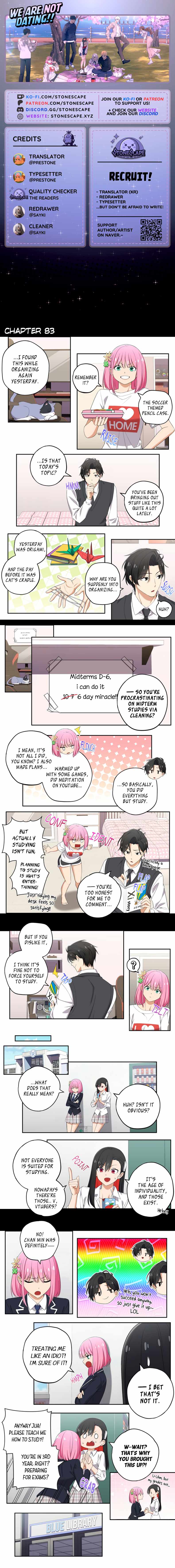 We Are Not Dating!! Chapter 83 - Page 0