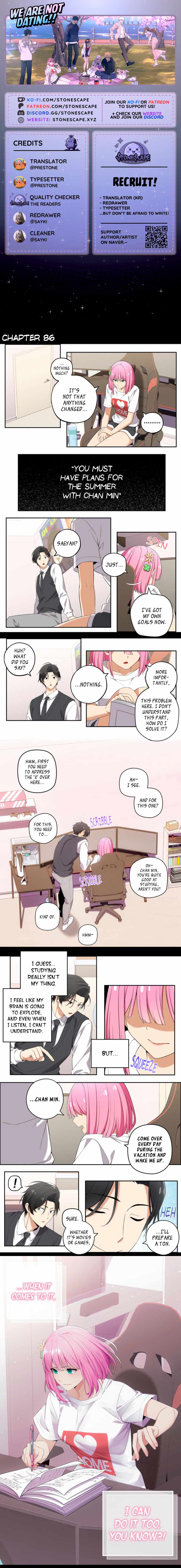 We Are Not Dating!! Chapter 86 - Page 0