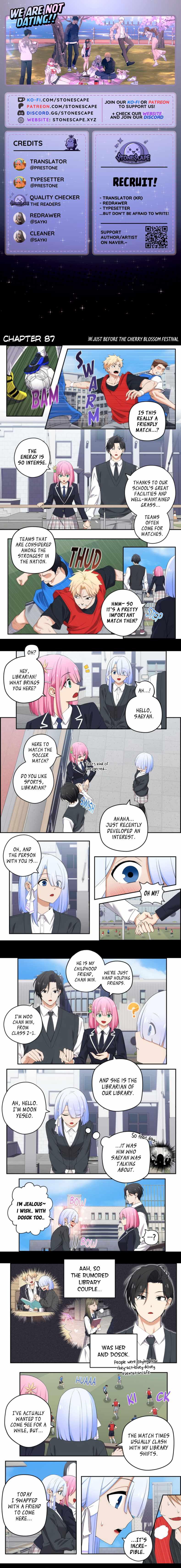 We Are Not Dating!! Chapter 87 - Page 0