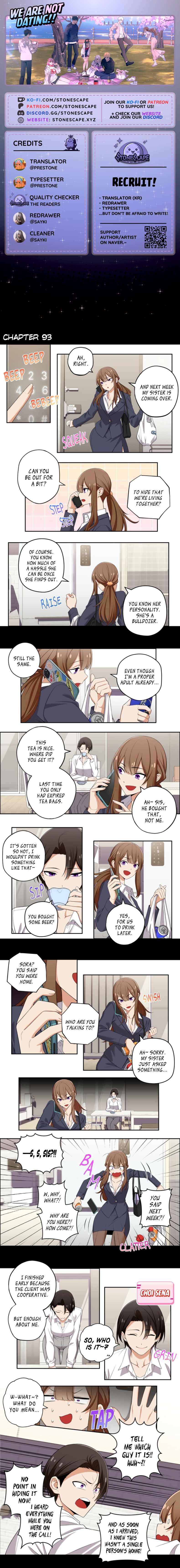 We Are Not Dating!! Chapter 93 - Page 0