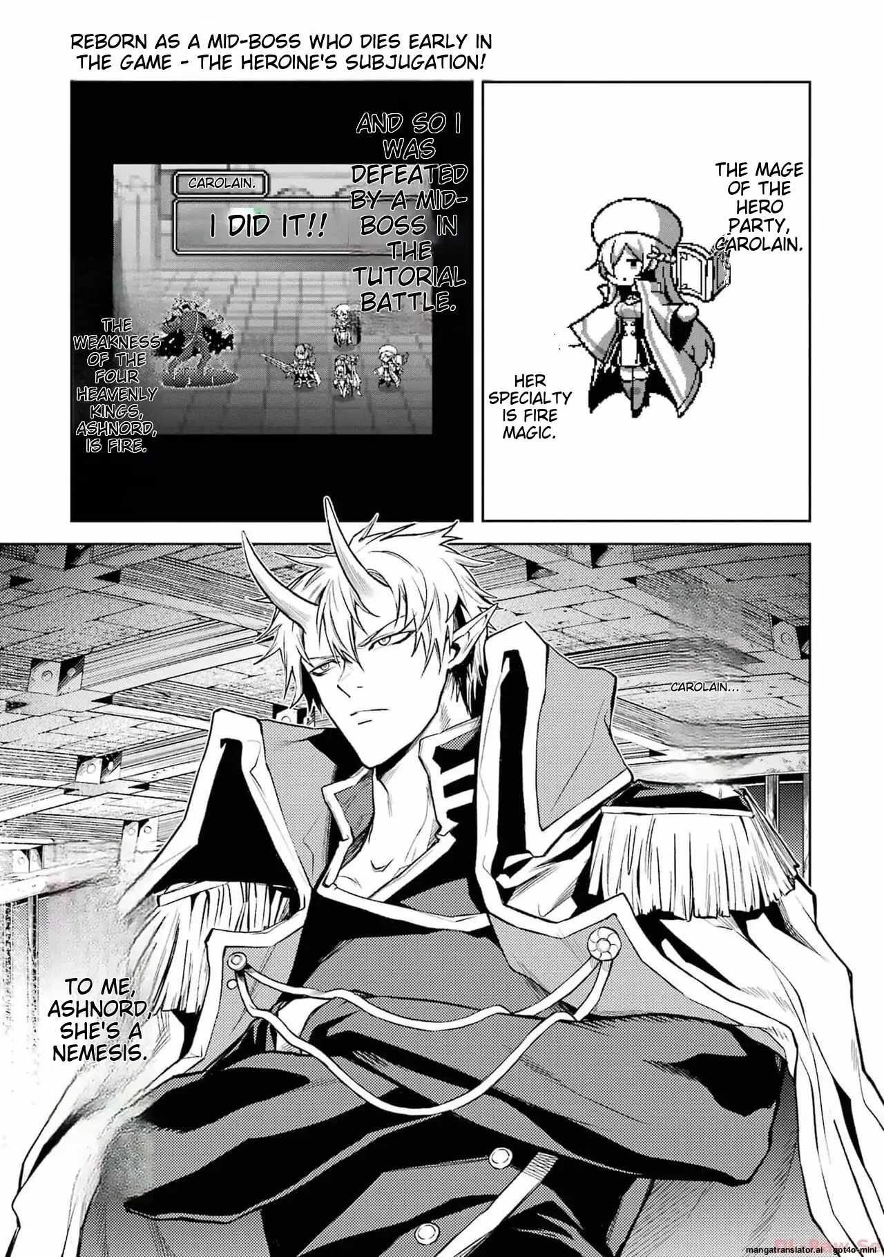 When I Reincarnated, I was a Mid-boss Who Died Early in the Game: Survive by Becoming a Household Member with Heroine Chapter 6.1 - Page 0