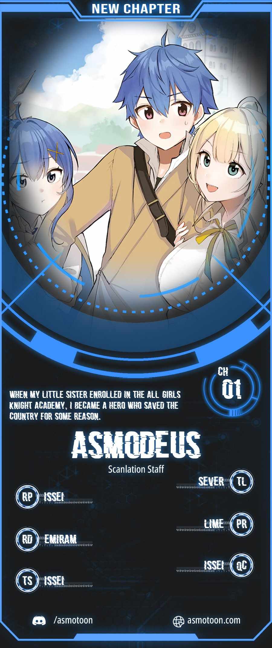 When My Little Sister Enrolled in the All-Girls Knight Academy, I Became a Hero Who Saved the Country for Some Reason Chapter 1 - Page 1