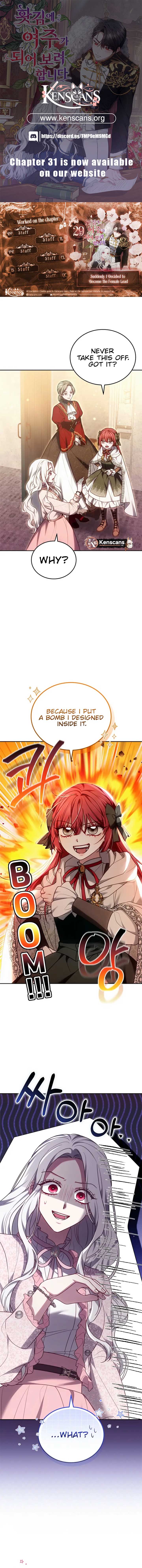 When Rage Turns You Into the Female Lead Chapter 29 - Page 1