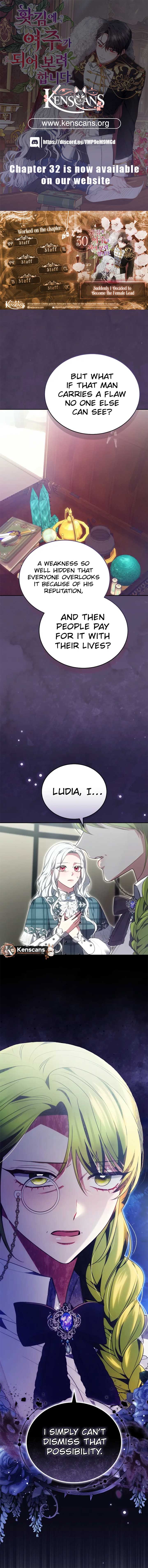 When Rage Turns You Into the Female Lead Chapter 30 - Page 1