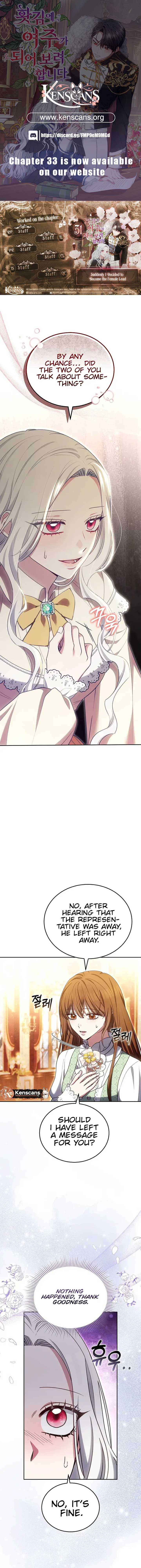 When Rage Turns You Into the Female Lead Chapter 31 - Page 1