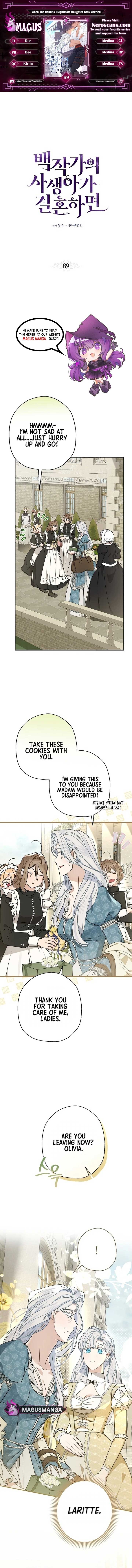 When the Count’s Illegitimate Daughter Gets Married Chapter 89 - Page 1