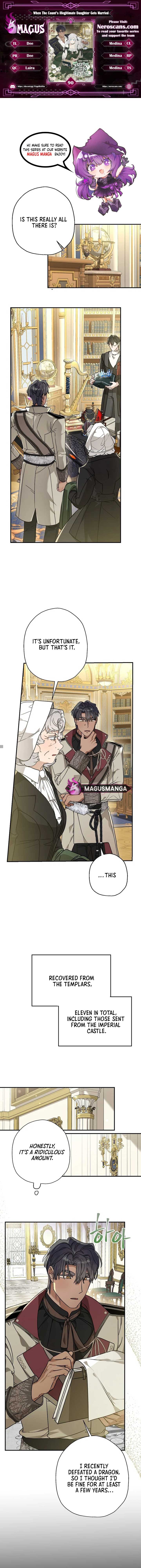 When the Count’s Illegitimate Daughter Gets Married Chapter 90 - Page 1