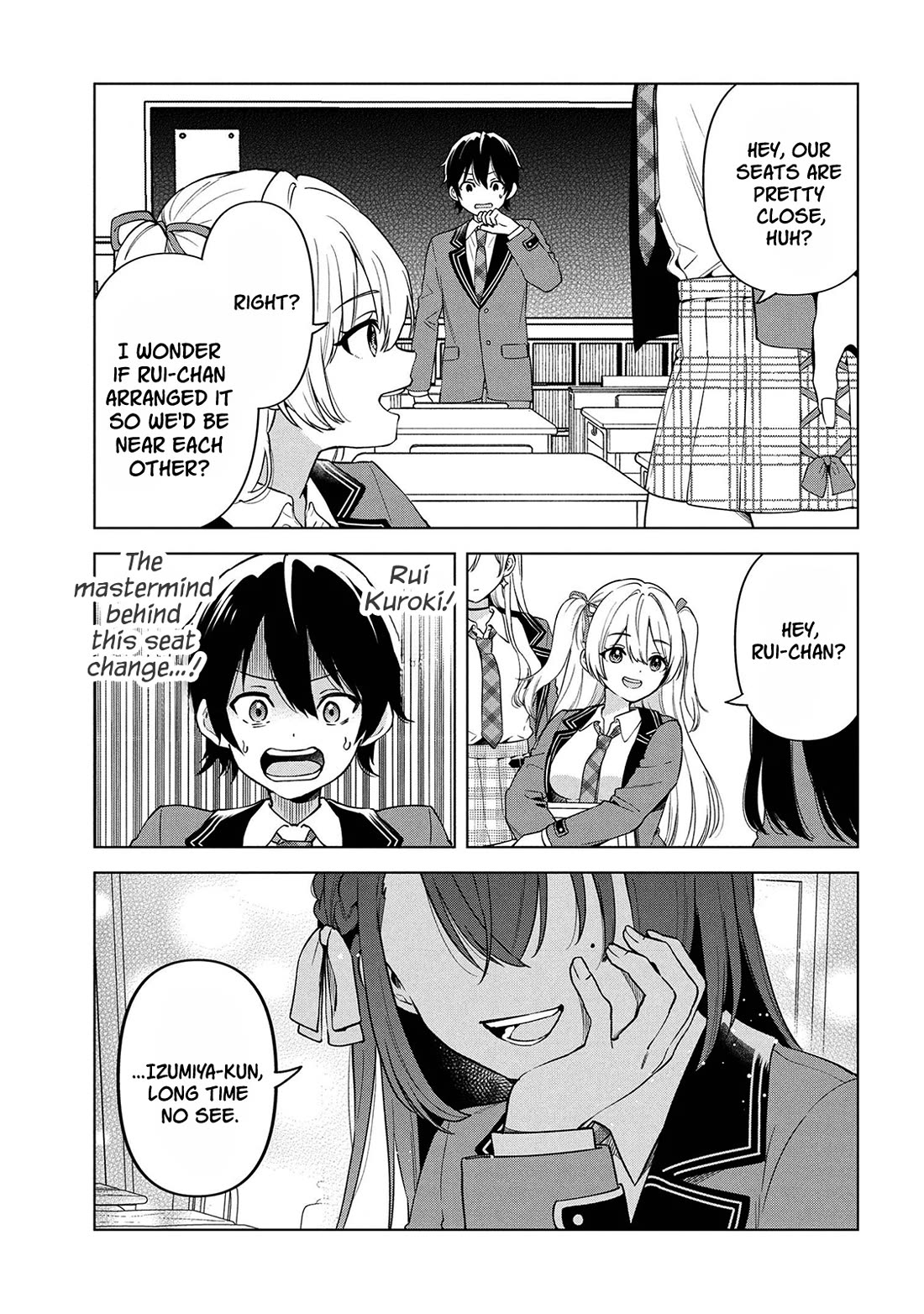 When the Introverted Me Got Surrounded by S-Tier Beauties After a Seat Change, a Secret Relationship Began Chapter 1 - Page 14