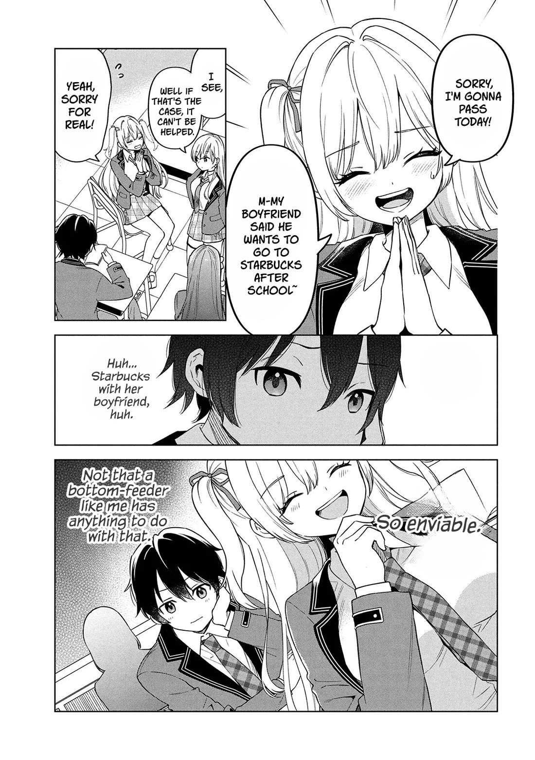 When the Introverted Me Got Surrounded by S-Tier Beauties After a Seat Change, a Secret Relationship Began Chapter 1 - Page 20