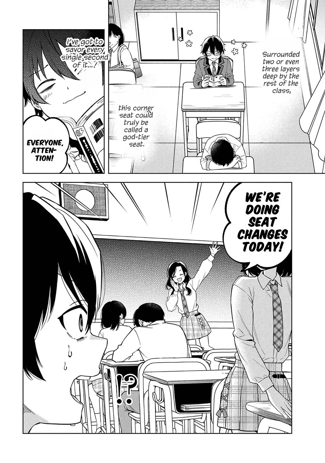 When the Introverted Me Got Surrounded by S-Tier Beauties After a Seat Change, a Secret Relationship Began Chapter 1 - Page 4