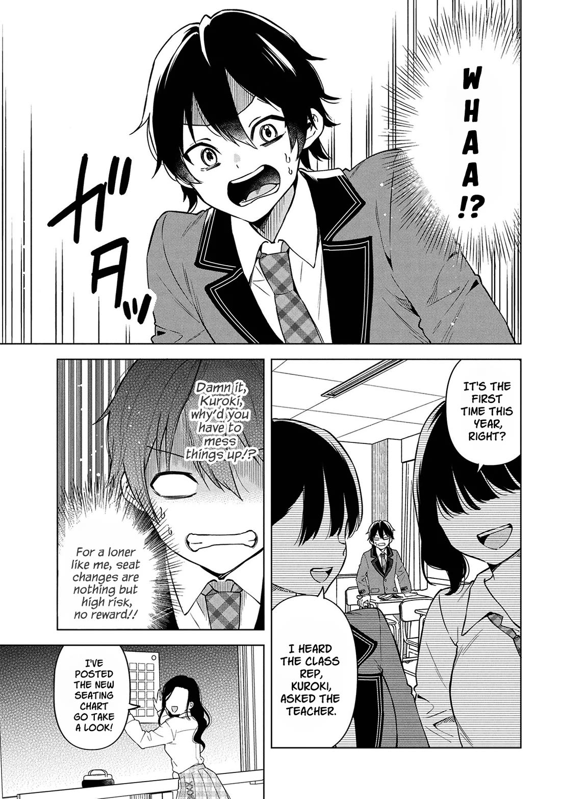 When the Introverted Me Got Surrounded by S-Tier Beauties After a Seat Change, a Secret Relationship Began Chapter 1 - Page 5