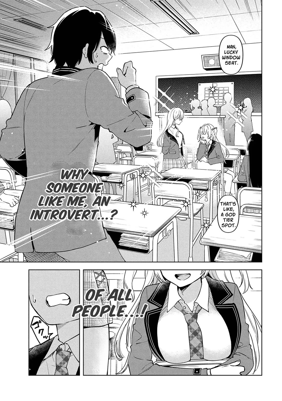 When the Introverted Me Got Surrounded by S-Tier Beauties After a Seat Change, a Secret Relationship Began Chapter 1 - Page 9