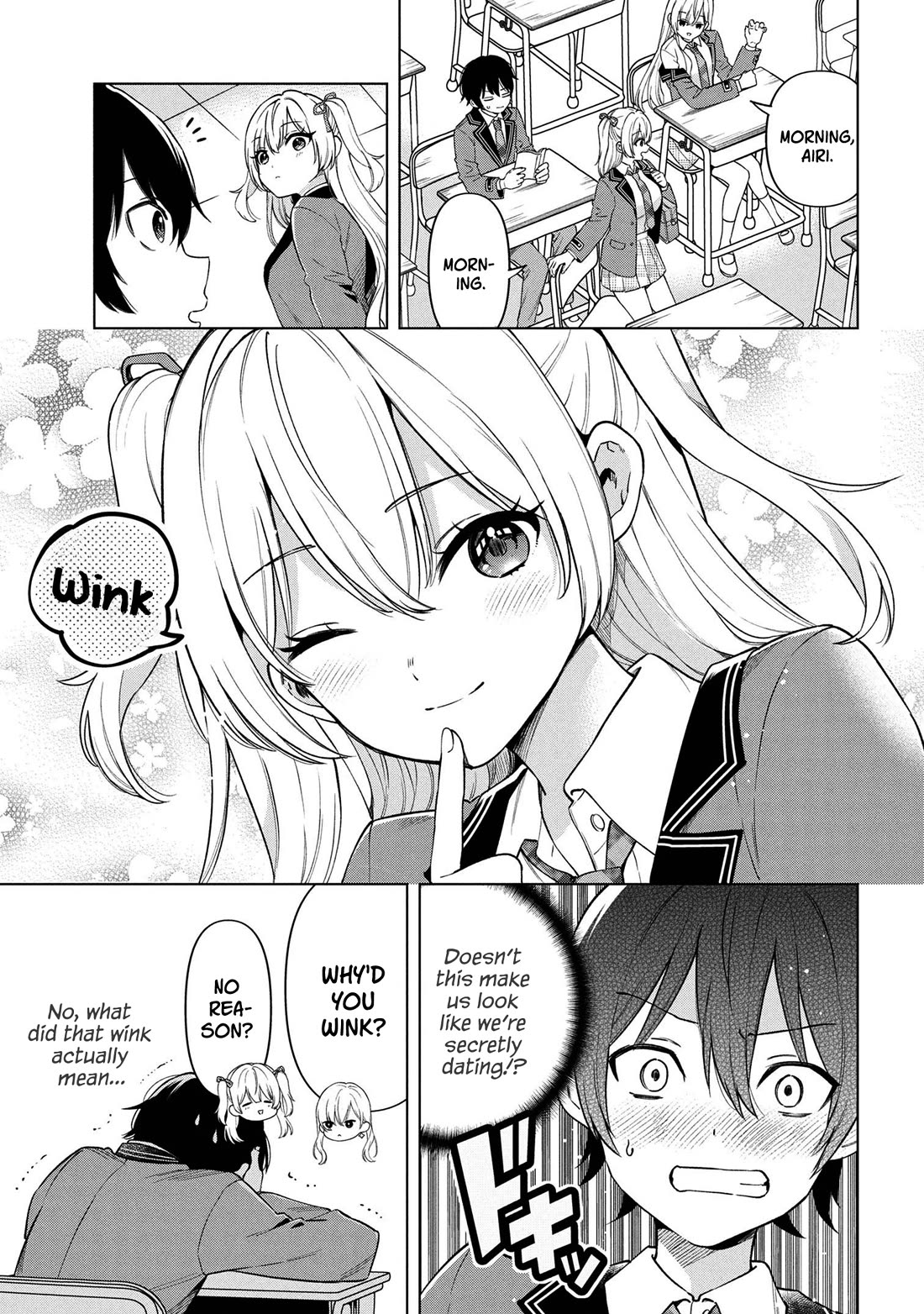 When the Introverted Me Got Surrounded by S-Tier Beauties After a Seat Change, a Secret Relationship Began Chapter 2 - Page 3